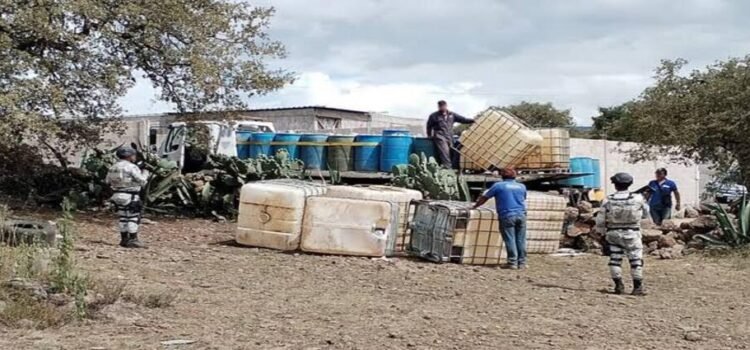 Aseguran un predio de huachicoleros en Hidalgo