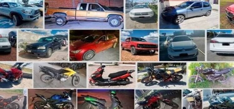 SSPH recupera 30 vehículos robados en 15 municipios de Hidalgo