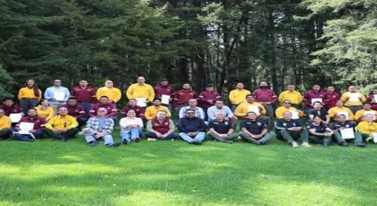 Hidalgo fue sede de curso especializado en el combate de incendios forestales