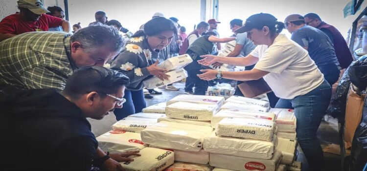 DIF Hidalgo se suma al envío de despensas a zonas afectadas