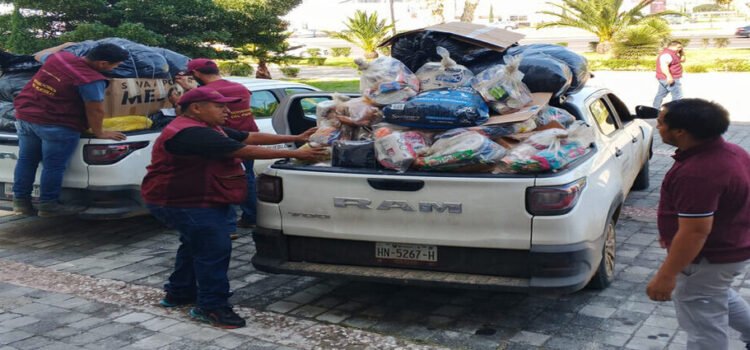 Hidalgo mantiene acciones humanitarias y de reconstrucción tras el huracán