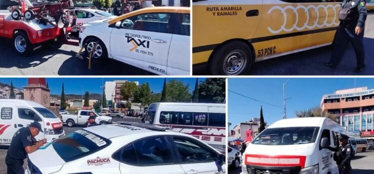 Pachuca fortalece la seguridad vial con más de mil 700 acciones en transporte público