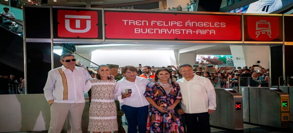 Sheinbaum inaugura nuevo tren que conectará la capital con el AIFA y proyecta expansión ferroviaria